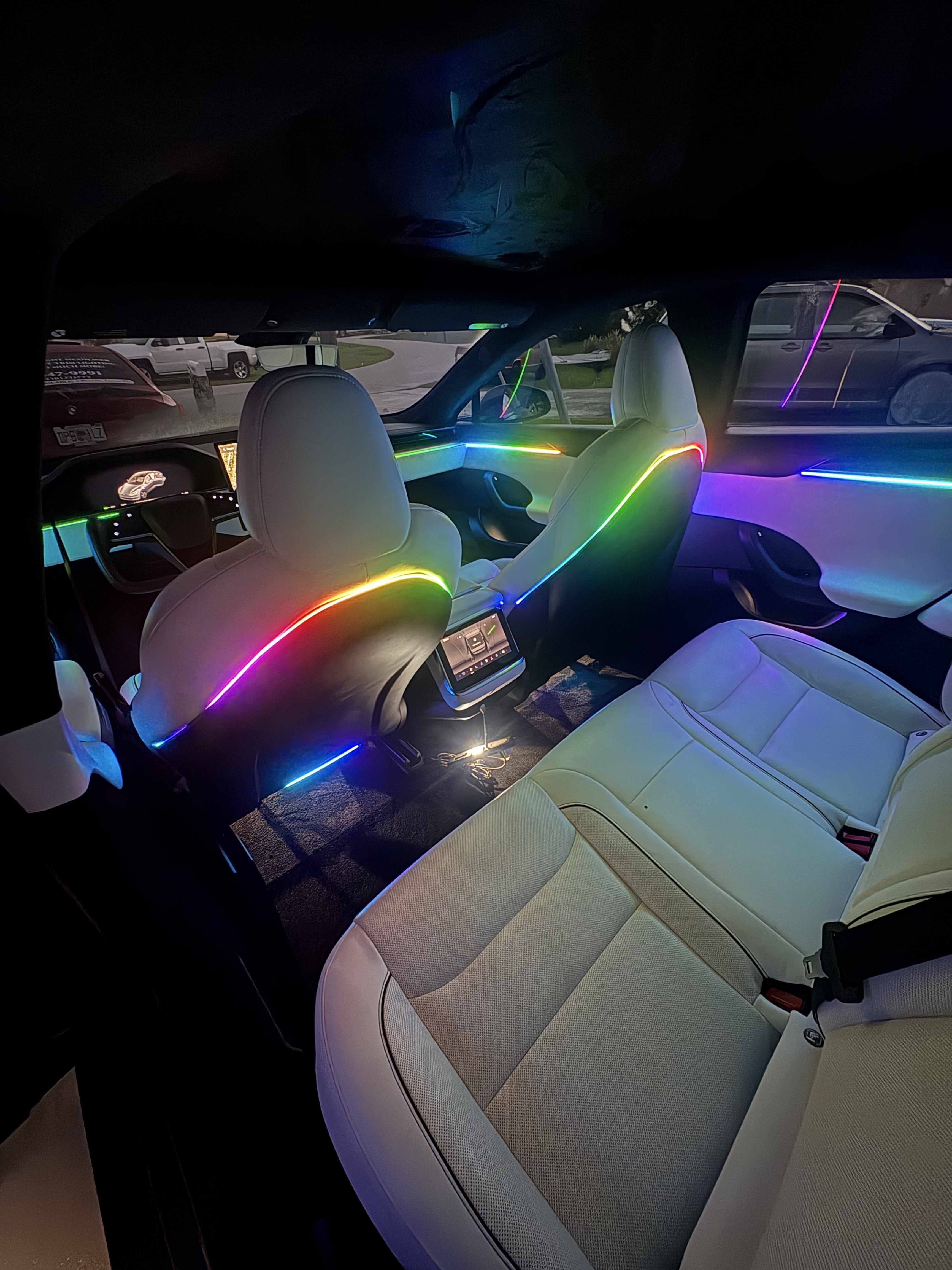 Interior ambient lighting in dash, doors, and footwells by DoctorLED772