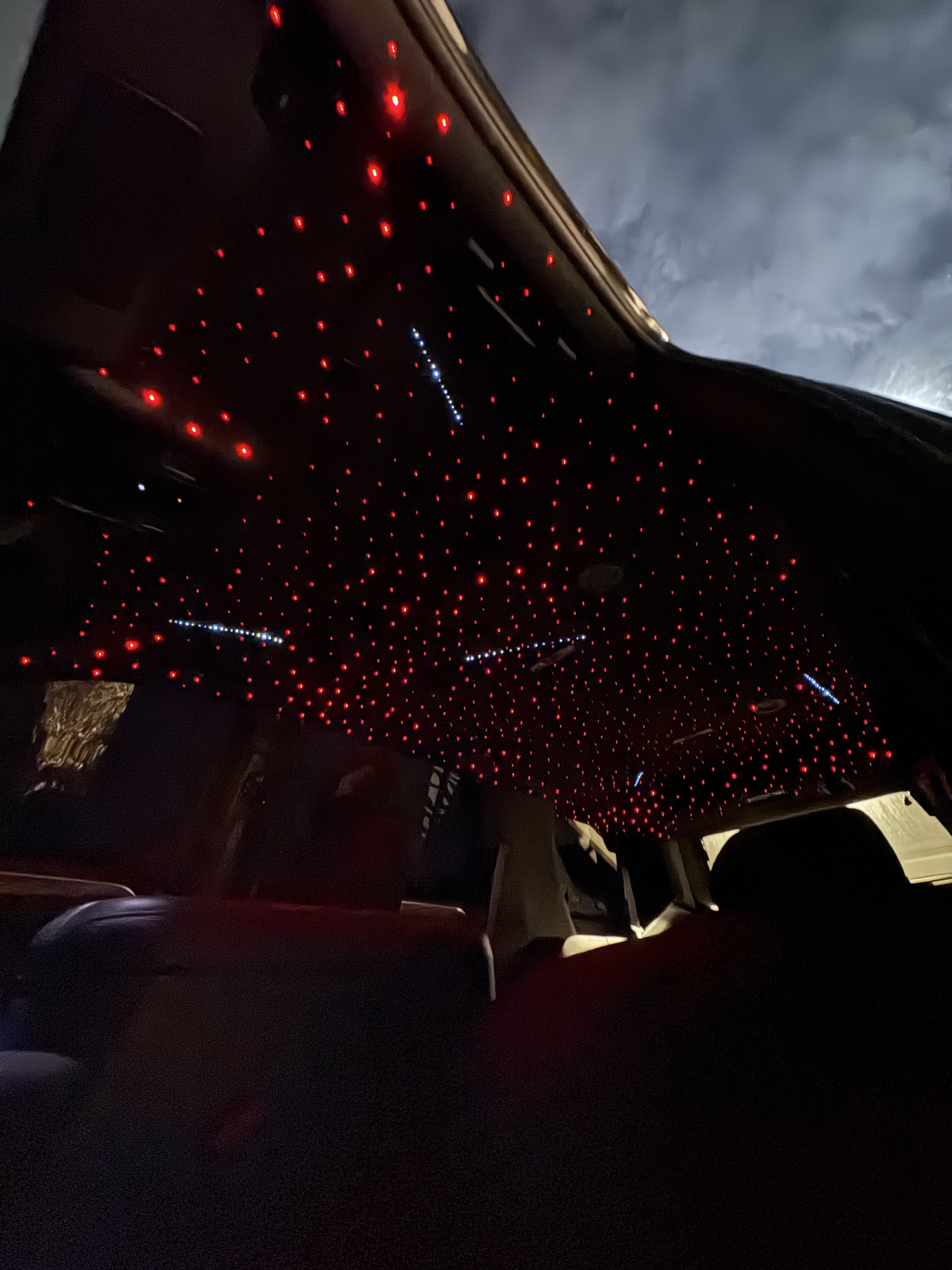 Starlight headliner installation by DoctorLED772